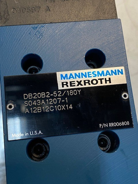 Mannesmann Rexroth Relief Valve DB20B2-52/180Y | A12B12C10X14 | RR006808
