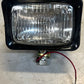 Rectangular Rear Work Light Assembly For Tractors Replacement Utility Light