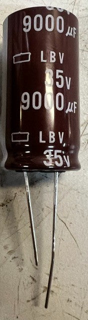 10 Quantity 9000 µF 35v LBV Aluminum Electrolytic Capacitors Bulk Pack (10Qty)