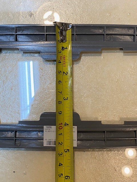 10 Quantity of Grakon Interior Light Bezels Gray 16-09570-221 | 1669G (10 Qty)