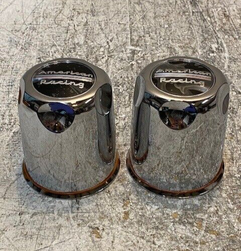 2 Quantity of Amazing Racing Chrome Center Caps M-049 1327000S (2 Quantity)