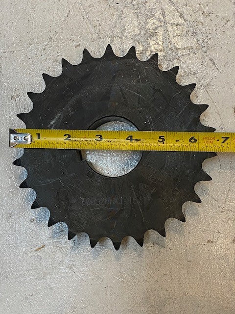 Tritan Sprocket 60BS26HX1-15/16 | 26 Teeth 6-5/8" Wide 1-1/4" Tall 49mm Bore