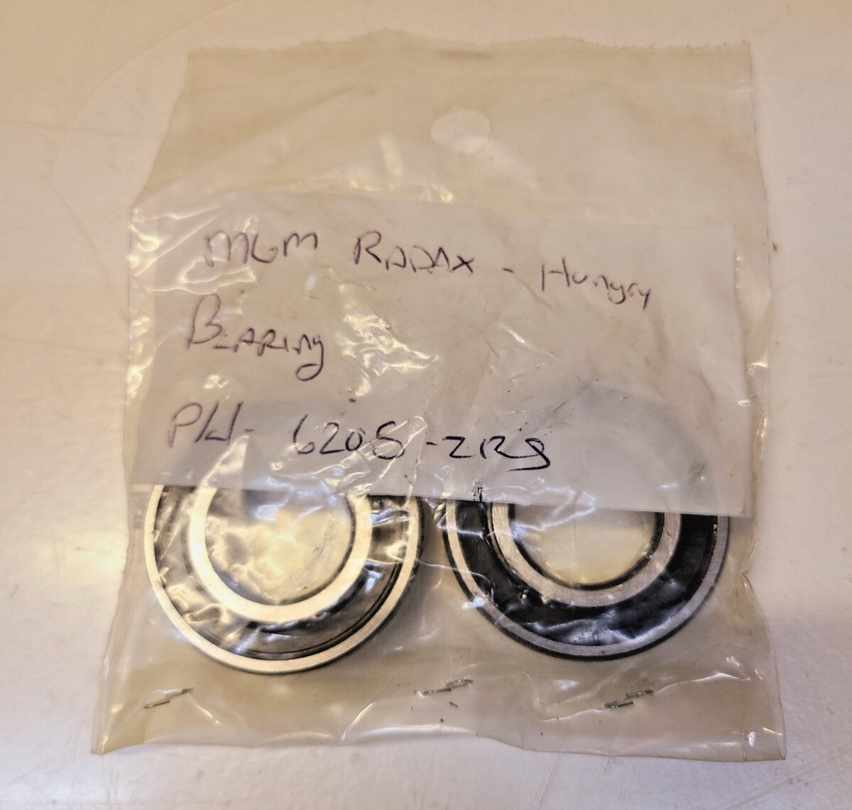 2 Quantity of MGM Radax Ball Bearings 6205-2RS (2 Qty)