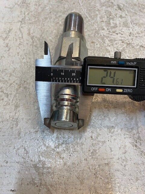 Faster Coupler 3FF112 | 09D0 for Bobcat 5-3/4" Long 27mm Threaded End 15mm ID