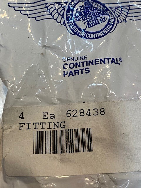 4 Quantity of Genuine Continental Parts 628438 Fittings (Bag of 4)