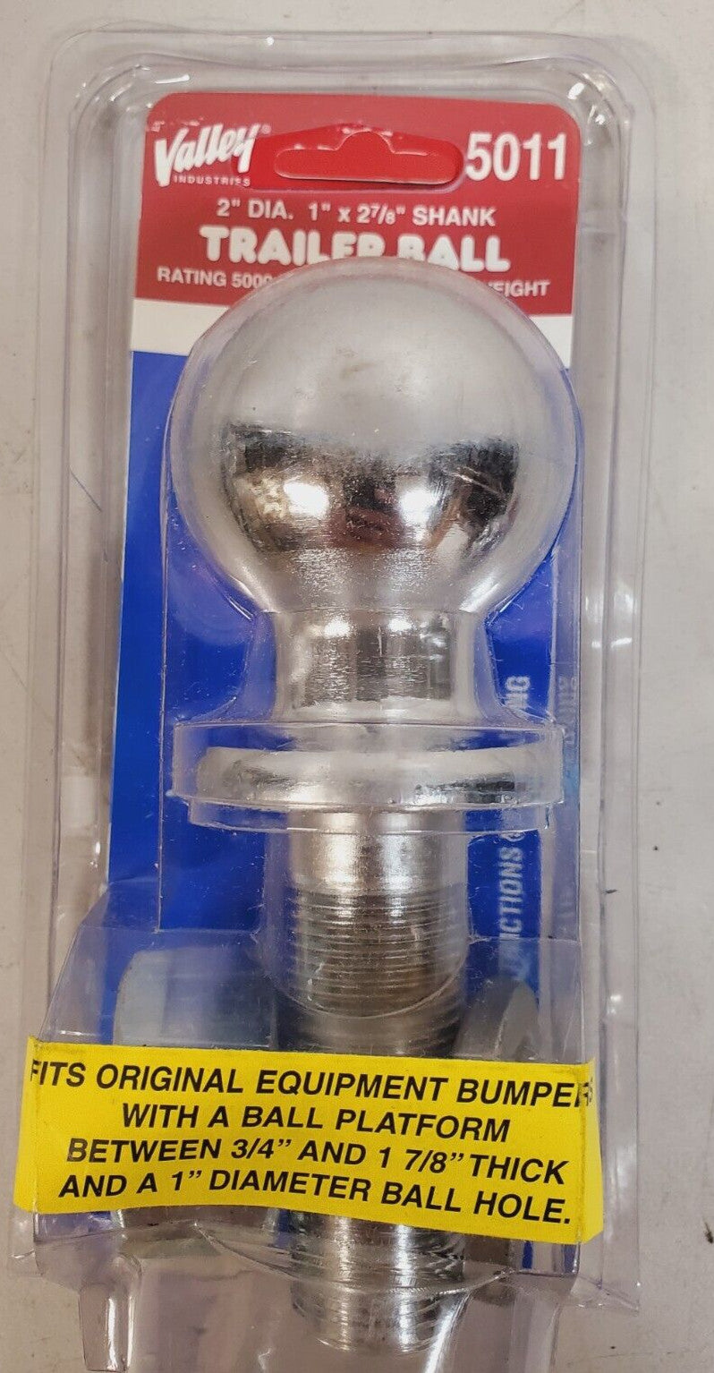 5 Qty. of Valley Trailer Hitch Kit Hitch Pin | Trailer Ball | Hitch Lock (5 Qty)