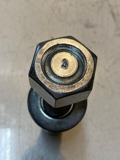 5 Quantity of Steel Anchor Bolts 6" Long 33mm Hex Nut 22mm Thread (6 Quantity)