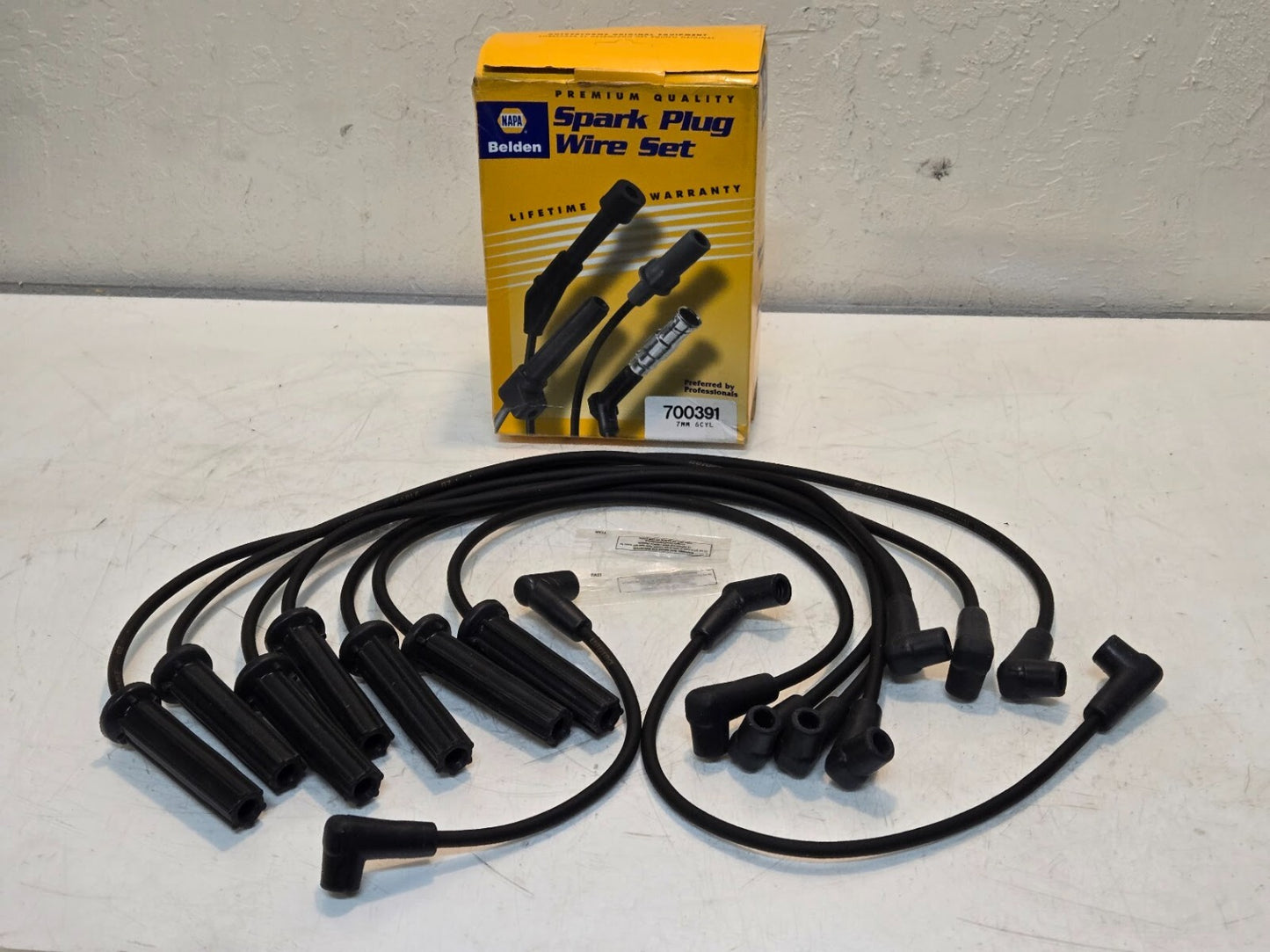 NAPA Belden 700391 Spark Plug Wire Set | 7mm Wire | 632024202056 | MZ28