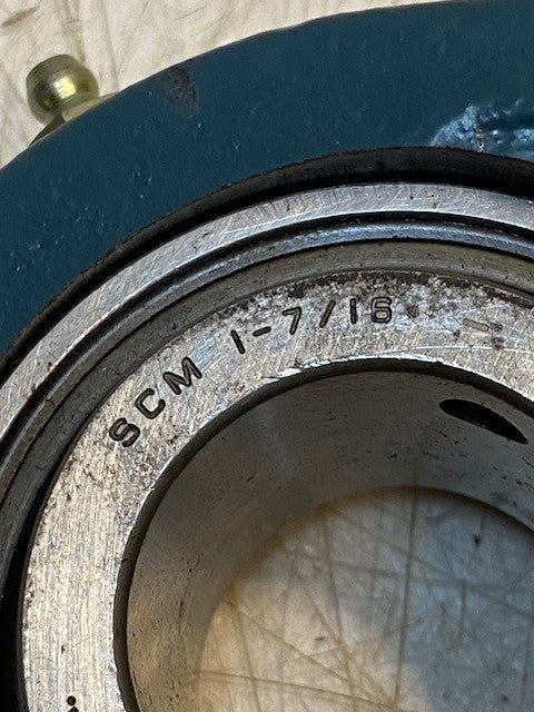 Dodge 124135 2-Bolt Normal Duty Pillow Block Ball Bearing SCM 1-7/16" Bore 208