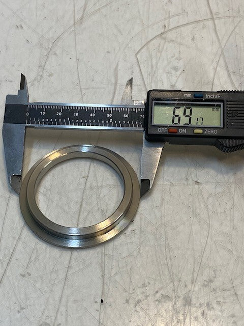 2 Quantity of Ecolab 96582929 Drain Seat Insert Stainless Rings 69mm OD (2 Qty)