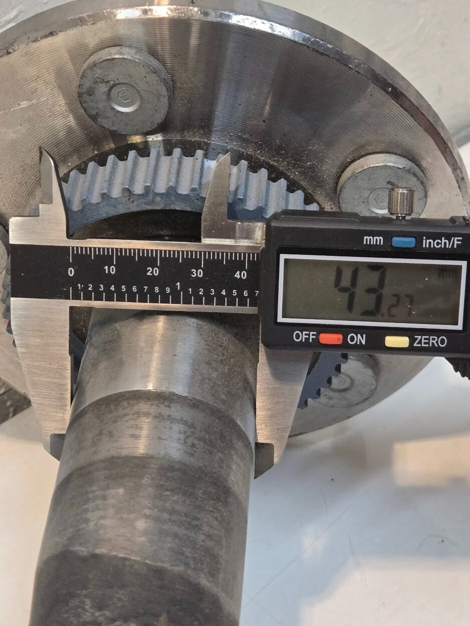 A48 Axle Shaft 1392R | 5x4.5 in Bolt Pattern | 32-7/8" Long | w/ ABS Sensor Ring