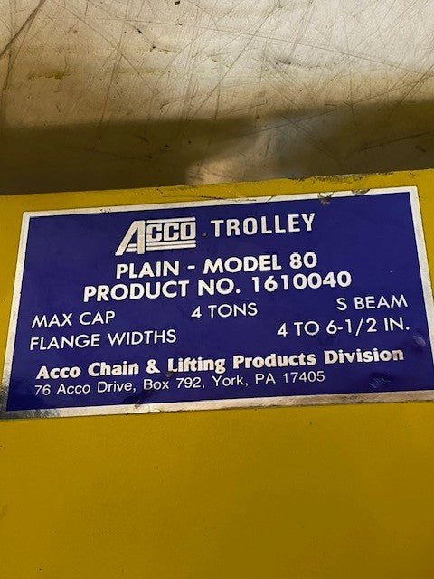 ACCO Trolley Plain Model 80 Product No. 1610040