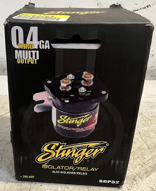 Stinger SGP32 200-Amp High Current Relay/Isolator Dual Battery Unit Replacement
