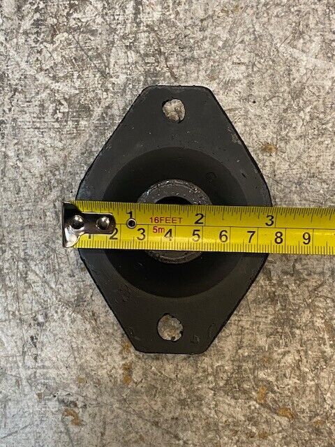 2 Qty of Total Source 4011228 Rubber Mounts 4" Long 3" Wide 16mm Bore (2 Qty)