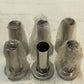 6 Quantity of Round Cylinder Mold Flanges (See Pics for Measurements)