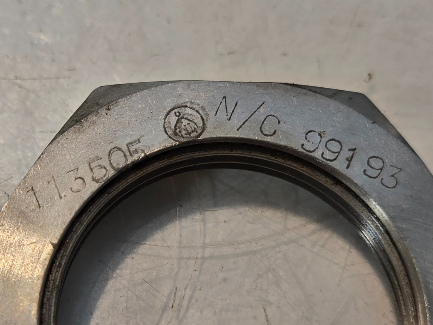 18 Quantity of Right-Hand Axle Nuts 113505 | N/C 99193 | 47.5mm Hex (18 Qty)