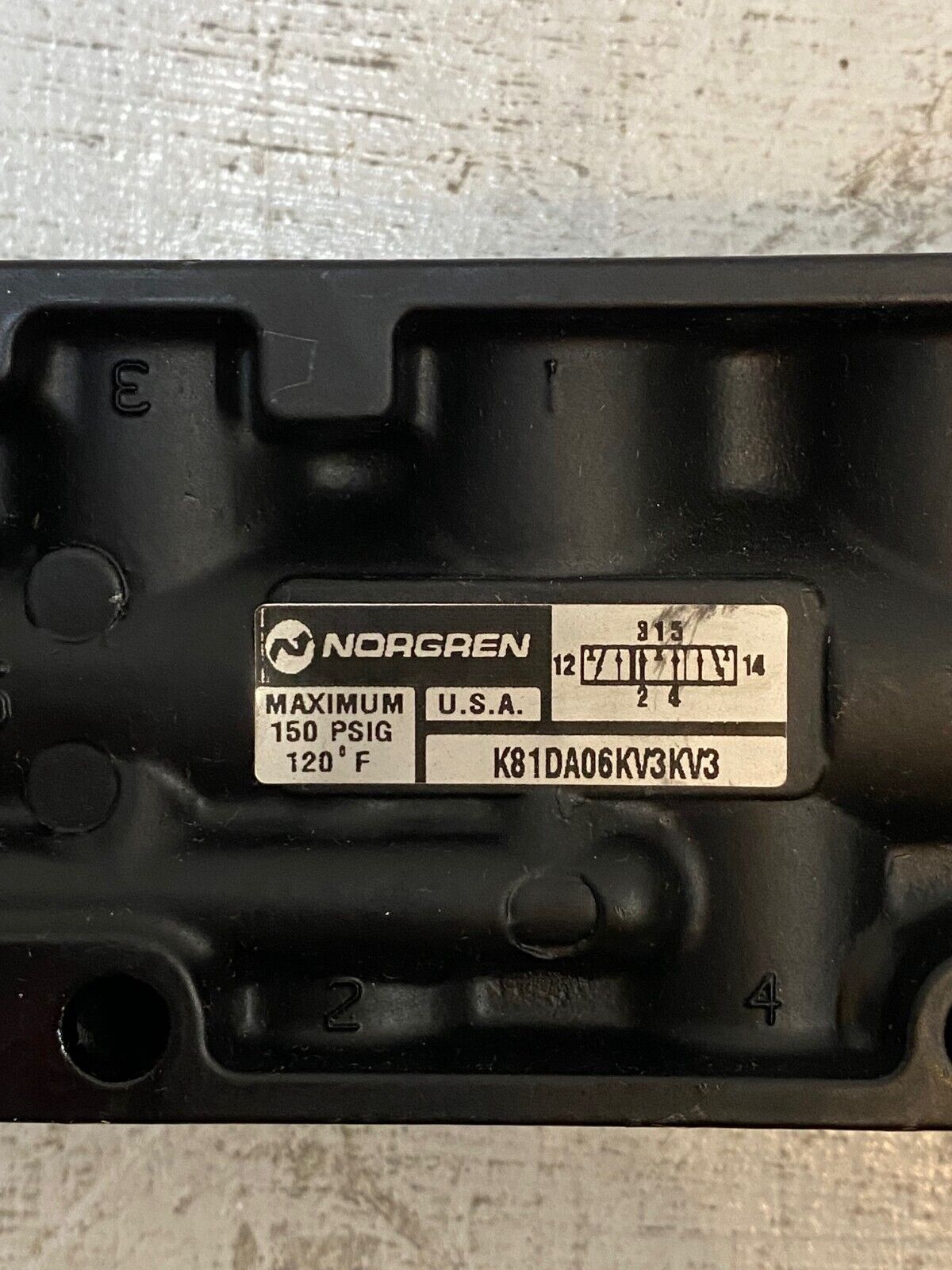 Norgren K81DA06KV3KV3 Pneumatic Valve