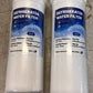 2 Quantity XWF-Compatible Water Filter Coconut Shell - Partially Opened Untested