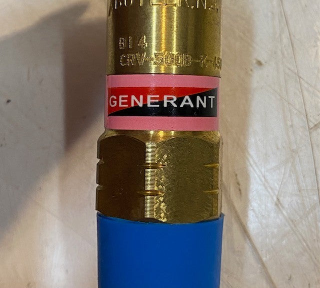 GENERANT CRV-500B-K-450-PSI CRYOGENIC PRESSURE RELIEF VALVE 450PSI 31.04 BAR