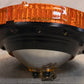 Round Amber Commercial Style Vehicle Turn Signal Warning Lamp Automotive Unit