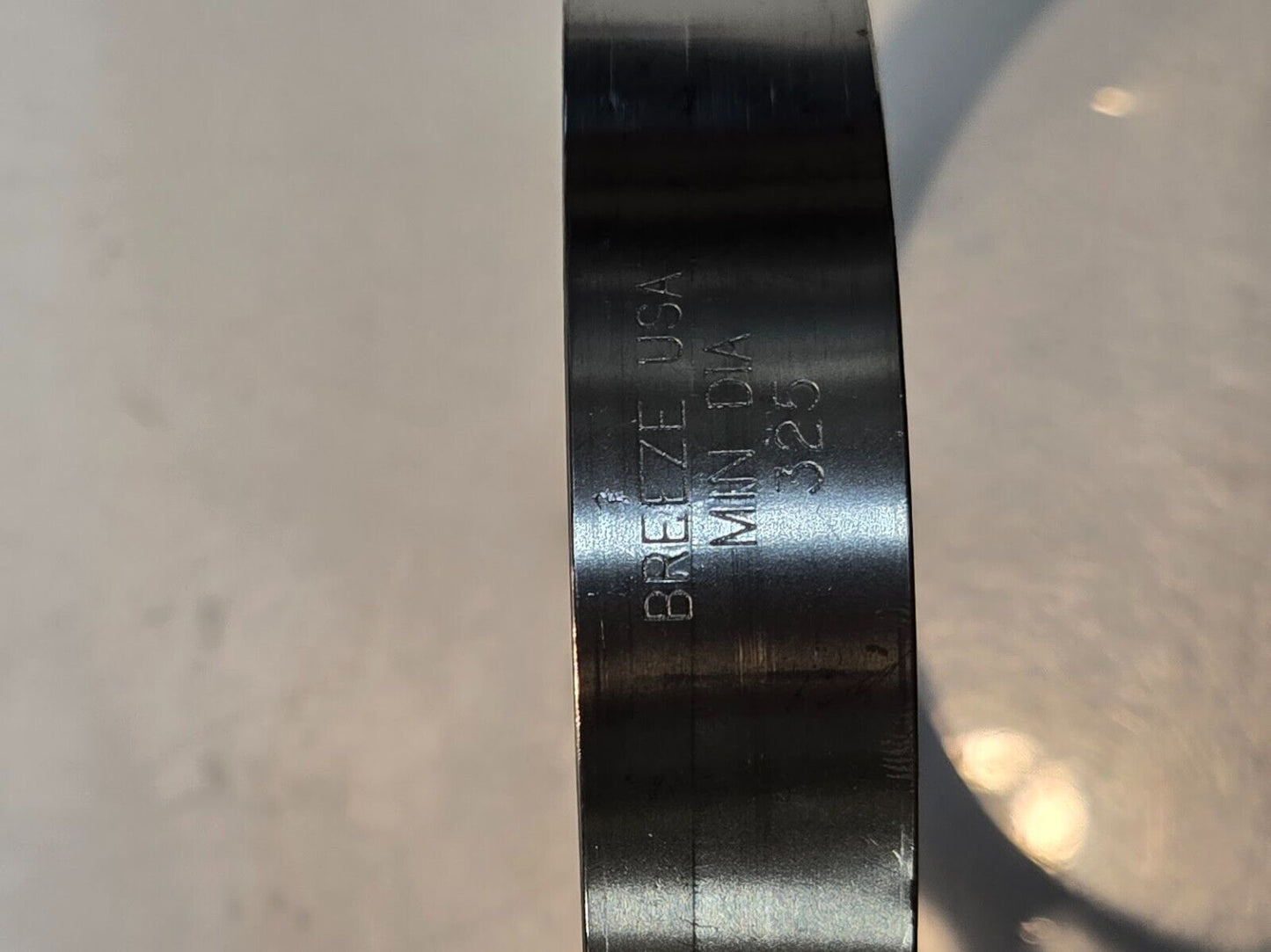 8 Quantity of Breeze T-Bolt Hose Clamps Min Dia 325 Stainless Steel Band (8 Qty)