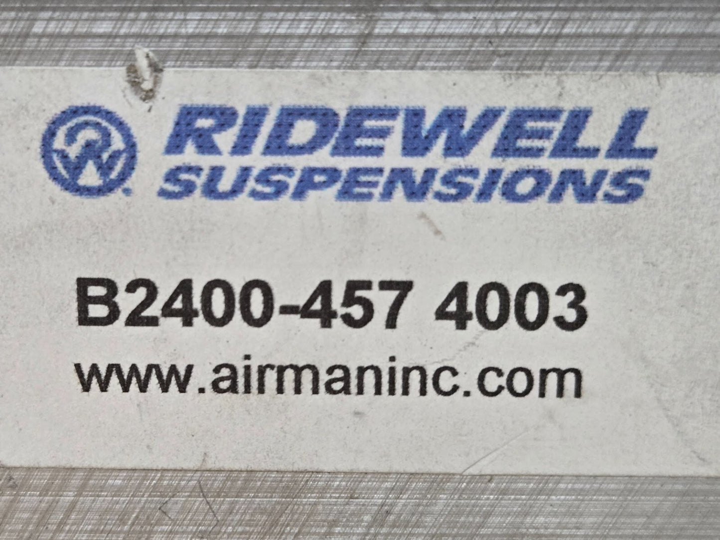 Ridewell Suspension Air Valve B2400-457 4003