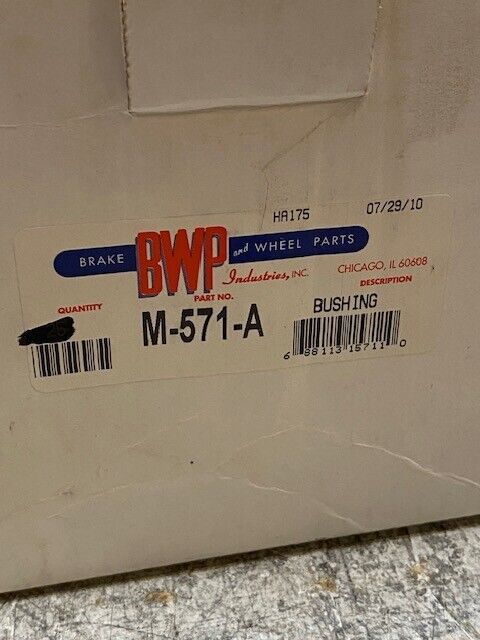 34 Quantity of BWP M-571-A Camshaft Spider Brake Bushings (34 Quantity)