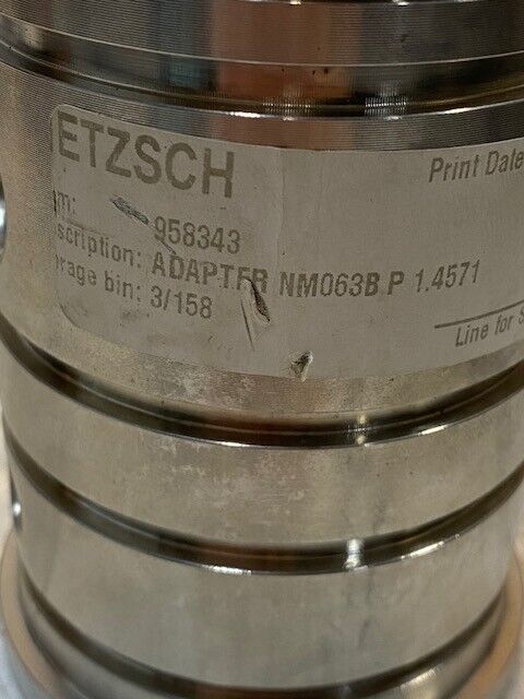 Netzsch Adapter 958343 | NM063B P 1.4571