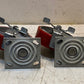 2 Quantity of Colson 6" Swivel Caster Red Wheels 6x2 (2 Quantity)