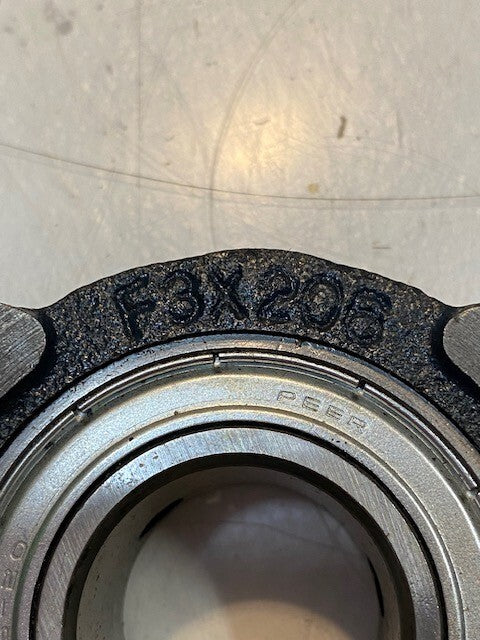 PEER 3-Bolt Flange Bearing F3X206 FHS206-20 | 32mm Bore