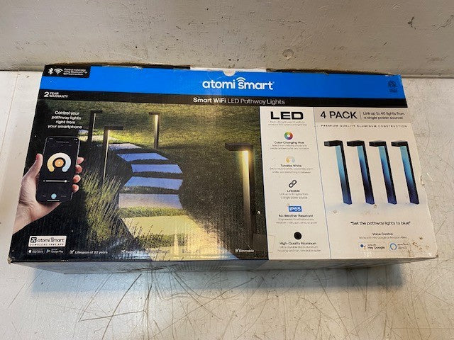Atomi Smart 1543203 Color Changing LED Pathway Lights 4-Pack