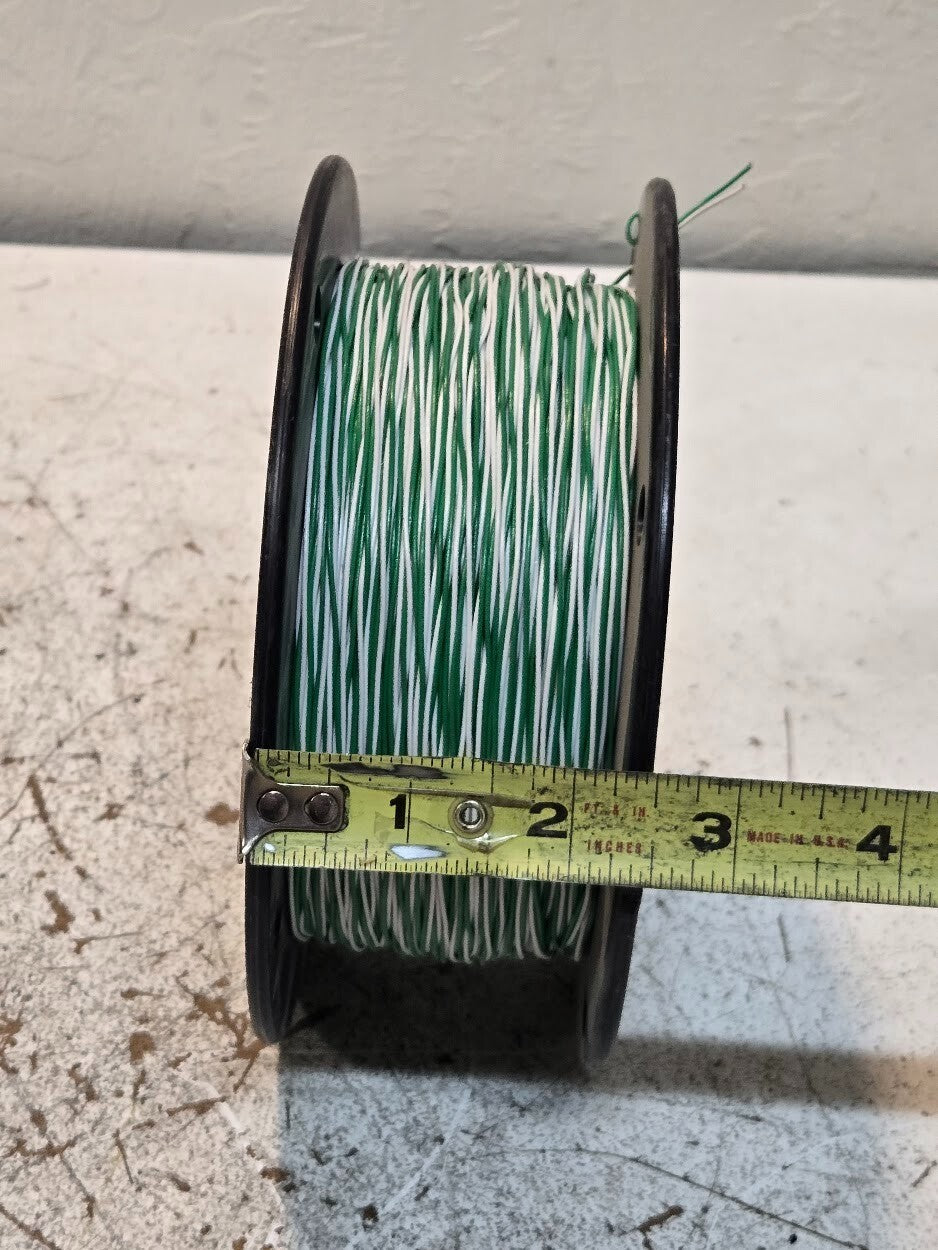 Premier Jumper Wire 2 Conductor 24 Gauge S 1000' Green-White | 0000015516