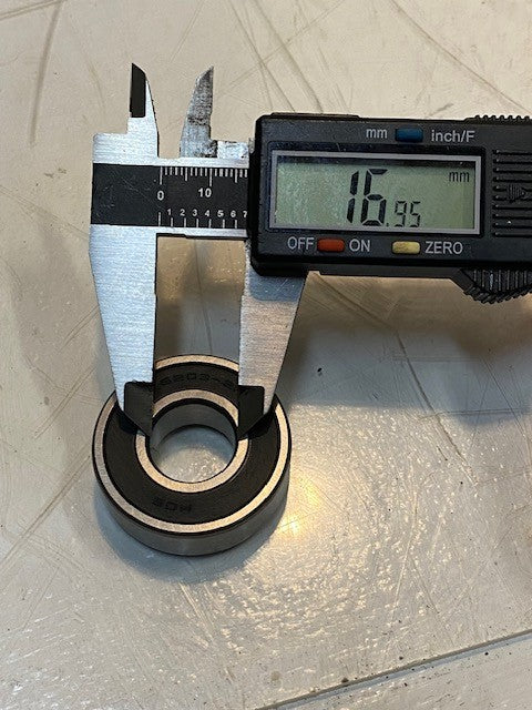 40 Quantity of MOS Ball Bearings 6203-2RS | 17x40x12mm (40 Quantity)