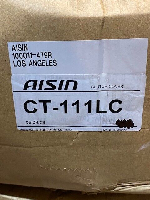 Aisin Clutch Cover CT-111LC