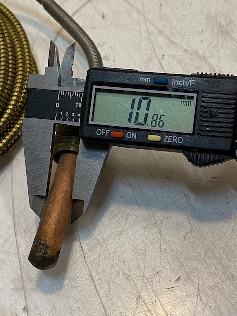 USG U.S. Gauge 60-260 Degrees Fahrenheit 11mm Nose