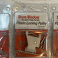 12 Quantity of Warm Window Plastic Locking Pulleys #4323 (12 Quantity)