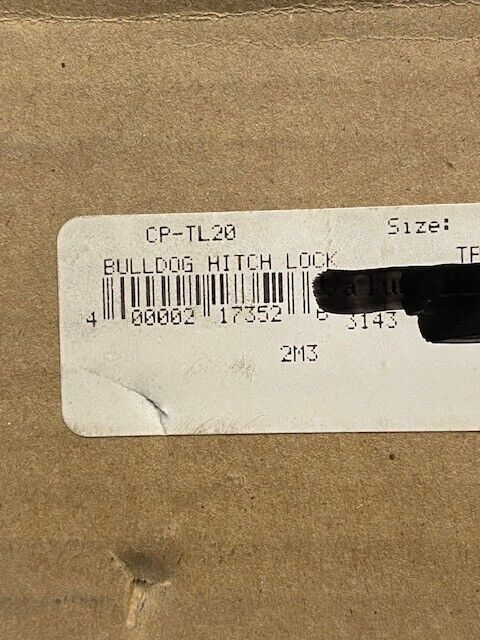Bulldog Couplers EZ Hitch Lock Blaylock fits 2" & 2-5/16" TL-20 | CP-TL20