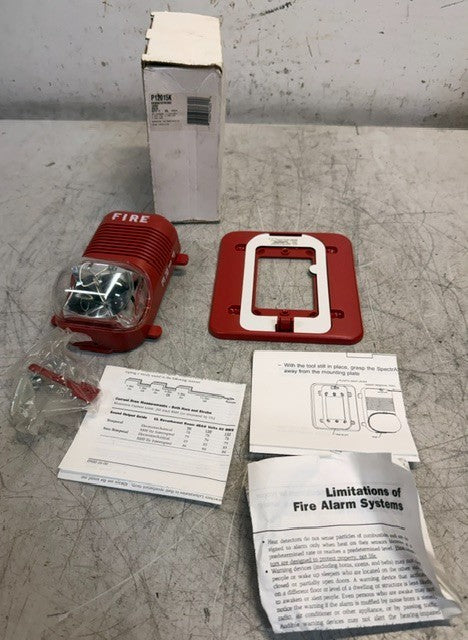 System Sensor P12015K SpectrAlert Classic Horn Strobe Wall Mounted Fire Alarm