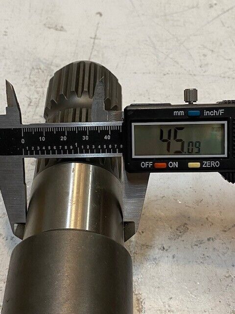 Shaft Assembly 15-1/2" Long 6 Spline 35mm End | 20 Spline 44mm End