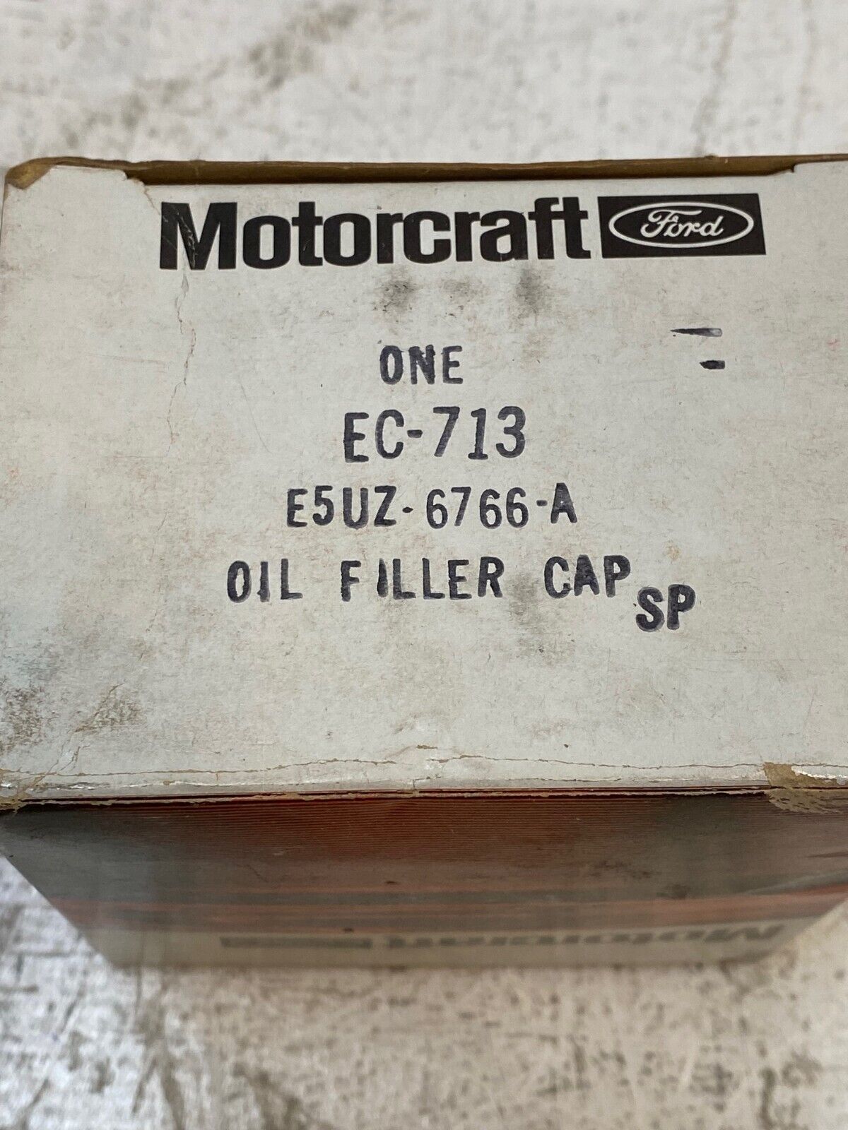 2 Qty of Motorcraft EC-713, E5UZ-6766-A Oil Filler Caps 2805004199349 (2 Qty)