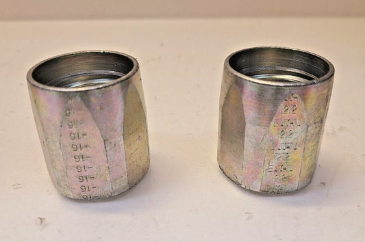 2 Quantity of Eaton Hose Sockets 1212-16 (2 Qty)