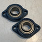 2 Quantity of NKB 2-Bolt Flange Bearings LF206 SB206-20 31mm Bore (2 Qty)