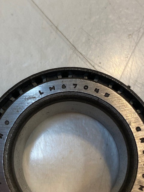 2 Quantity of Timken LM67045 Cone Bearings 54mm OD 31mm Bore 18mm Thick (2 Qty)