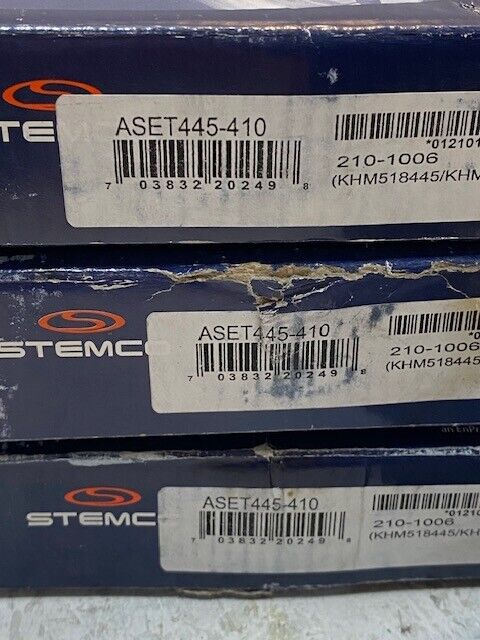 3 Qty of Stemco Tapered Bearing Sets ASET445-410 | 210-1006 | KHM518445 (3 Qty)