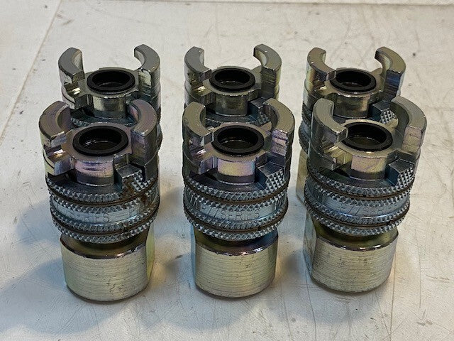 6 Quantity of Dixon Dual Lock P Series Female Thread Couplers (6 Quantity)