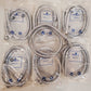 7 Quantity of Pentagono Hand Shower Hoses 2560C120 (7 Qty)