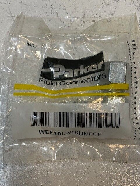 Parker Fluid Connector WEE10L9/16UNFCF Adjustable Locknut Elbow