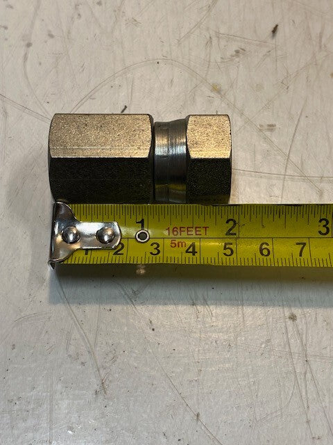 6 Quantity of Female Straight Swivel Pipe Adapters 1-7/8" L 25mm OD (6 Quantity)