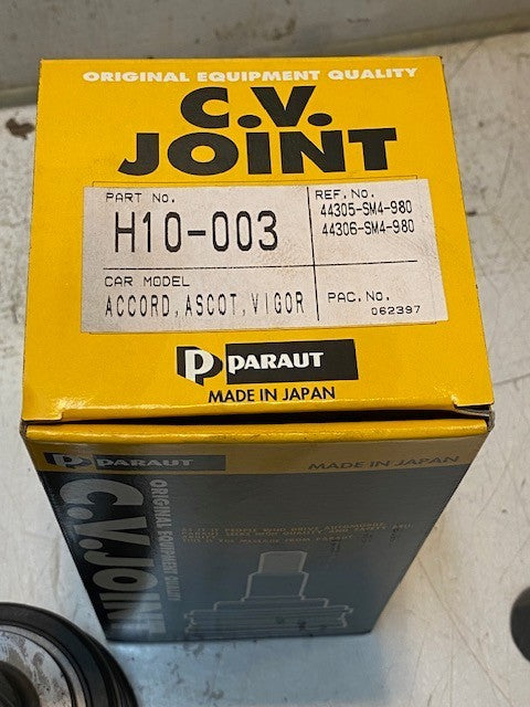 Paraut CV Joint H10-003 | 44305-SM4-980 | 44306-SM4-980 | 7324 | 5-3/4" Tall