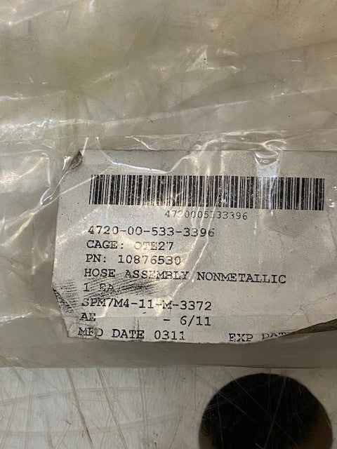 HYDRAULIC HOSE NONMETALLIC 4720-00-533-3396, 10876530, MIL-DTL-13531, 52684